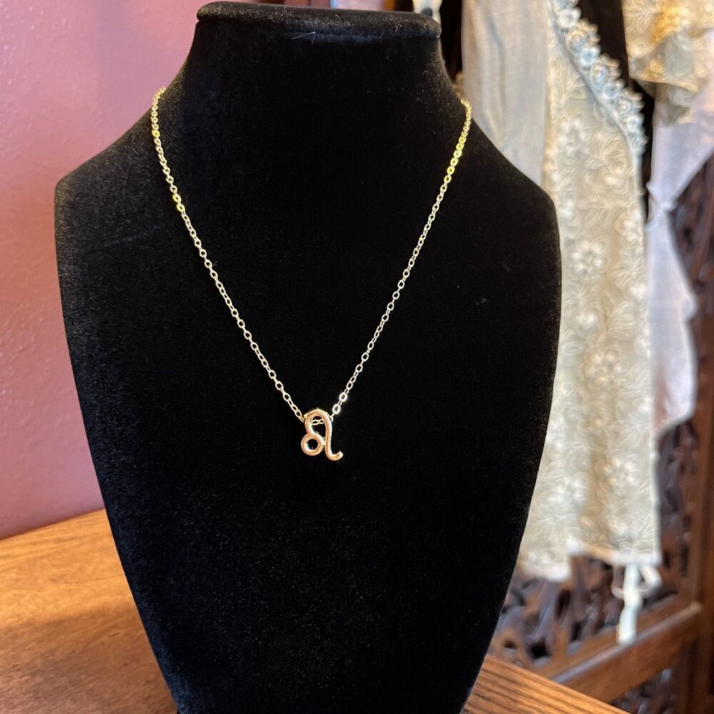 Leo Gold Plated Necklace 16 in Whimsygoth Practical Magic Eccentric Zodiac